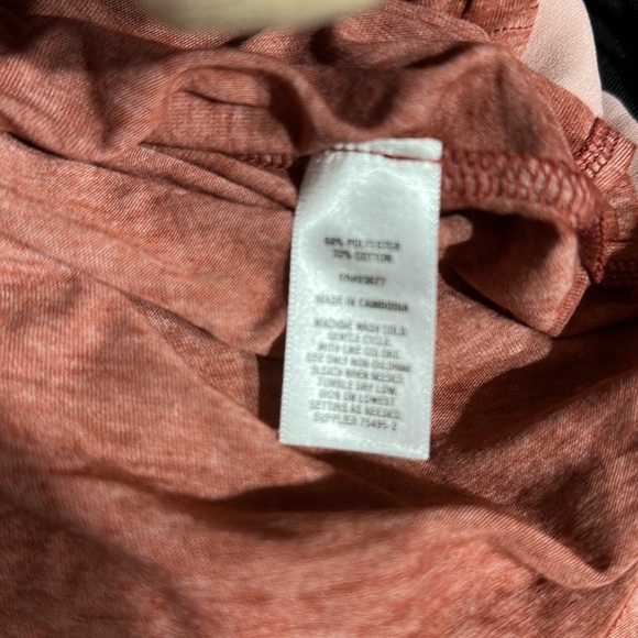 A.N.A V Neck Cold Shoulder Long Sleeve Coppery Colored Top - Picture 9 of 9